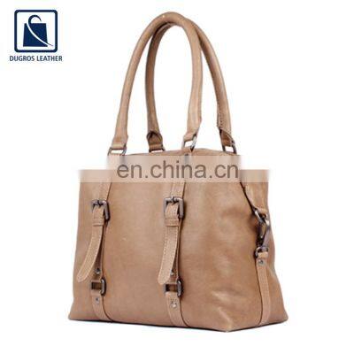 Wholesale Premium Quality Custom Genuine Leather Fashion Lady Handbag