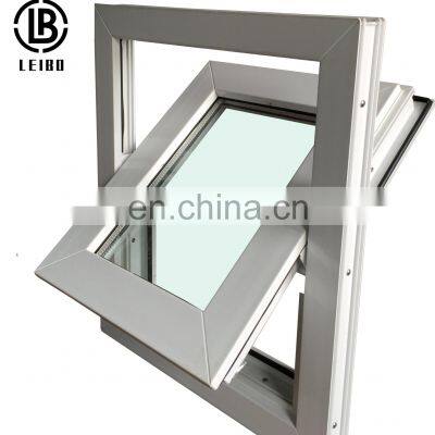 French Advanced Windproof Aluminum Middle Swing Window is Suitable for Families to Save Space