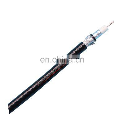 Cca Copper RG59 2dc Coaxial Cable Rg59 Coaxial Cable Coaxial CCS 18 AWG Black 1000ft photo-4