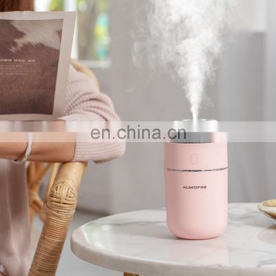 2021 hot sale Portable Mini USB Ultrasonic Humidifier Mist Spray Moisturizing Air Humidifier Diffuser for Office Car Bedroom