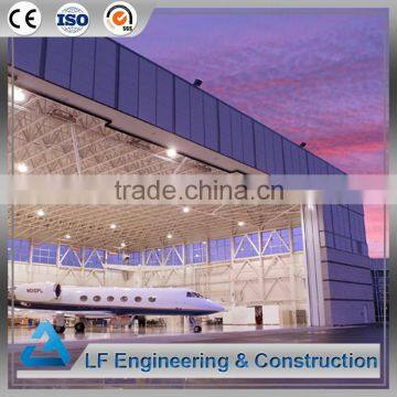 Low cost prefab steel structure aircraft hangars