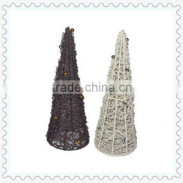 2013 new design wire christmas trees for home decoration