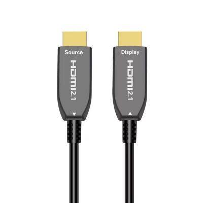 Optical Fiber HDMI 8K@60Hz 4K@144Hz 48Gbps Male to Male V2.1 HDMI Cable for Monitor PC HD1072