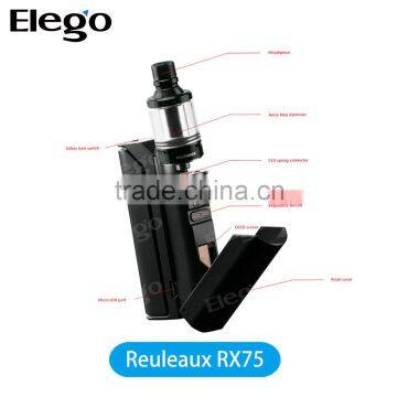 100% Authentic Wismec RX75 Kit With 75W Elego Wholesale Fast Shipping photo-2