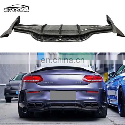 W205 C63 High quality Carbon Fiber PSM style Rear Diffuser for Mercedes Benz W205 C63 Coupe