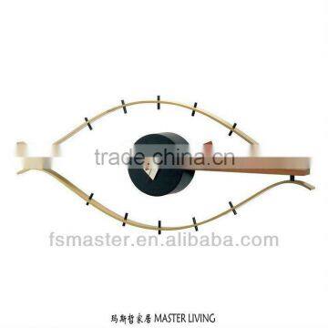Fancy wall clock Eye Clock design wooden decorative wall clock                        
                                                Quality Choice