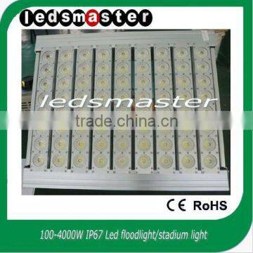 150w to 4000w Led rgb flood light work temperature -30 celsius to 50 celsius