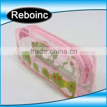 cheap PVC round zipper pencil case