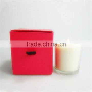 Scented wedding favors soy wax candle for gift set