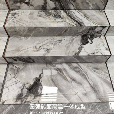 1200X470X9.8mm Full Body No Slip Glazed Polished Ceramic Porcelain Step Stair Tile