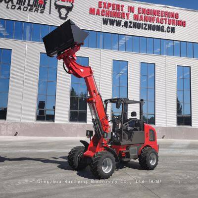 Hot Selling HZM 811T 810BT 1ton Small Tractor Telescopic Boom Loader