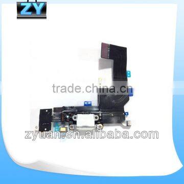 For iPhone 5S Dock Connector Flex Cable WHITE