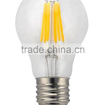 UL Listed A19 6W Dimmable LED Filament Bulb