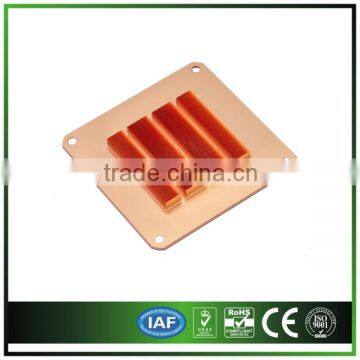 Precision CNC machining copper skiving heatsink for water cooling systerm