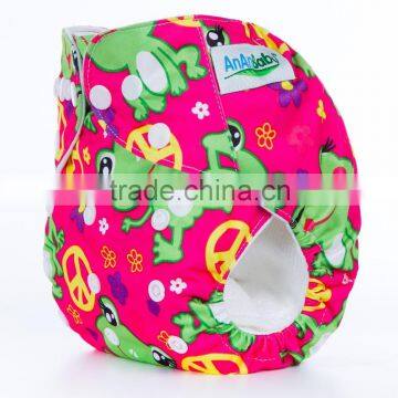 Breathable Modern Baby Cloth Nappies Double Row Snaps