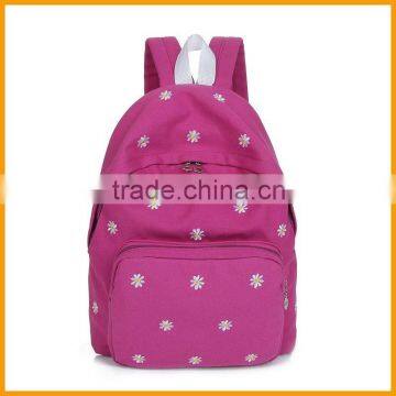 Eurpopean Style Beautiful Floral Girl Youth School Backpack photo-3