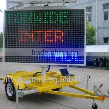 Solar Powered VMS Board with trailer