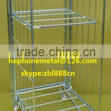 2 sided roll container, zinc plated