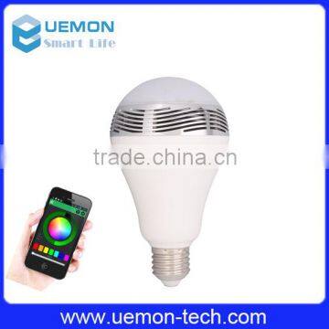 new smart home products on china market e27 bluetooth led bulb with music mode .