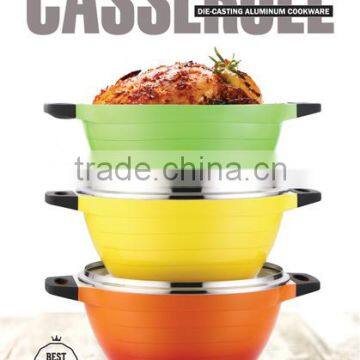 Aluminium Ceramic Casserole