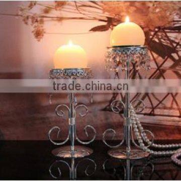 AN342 ANPHY European Style Noble Crystal Candlestick Wedding Hotel Decoration Three Sizes Iron Stand Display Rack