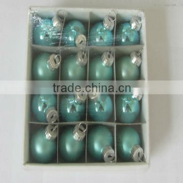 garden decorations ornaments,decorative handmade ornament,blue chrismas ball,a set of 16