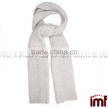 Women Chunky Fisherman-knit Pure Cashmere Scarf