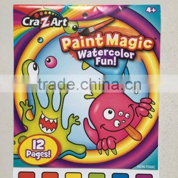 HOT SELL design popular educational color filling / magic coloring book