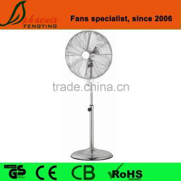 Antique electric stand fan stainless steel