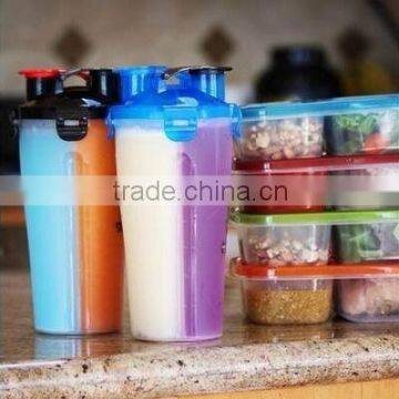 2015 Consumer Twin pack Protein shakerbottle umoro plastic shaker bottle drink bottle with twin neck BPA free