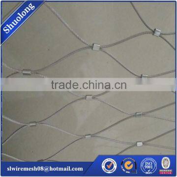 Protection Mesh 304 / 316 Stainless Steel Wire Rope Mesh Net