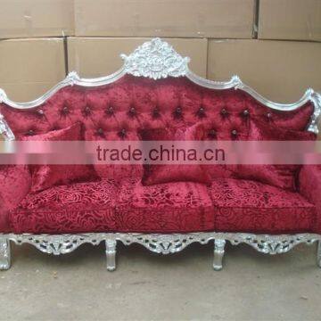 European style carved chaise sofa XY2812