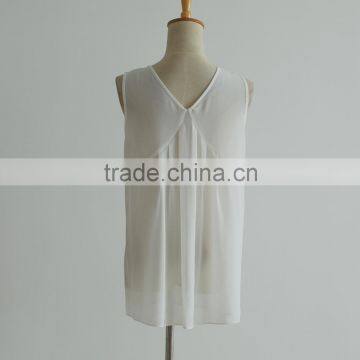 Wholesale Girls Summer Chiffon Tank Tops photo-4