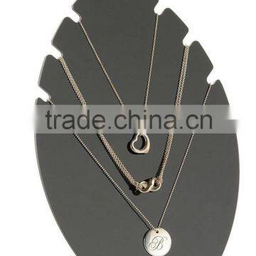 Acrylic Jewelry Display for Necklaces Leaf-shaped