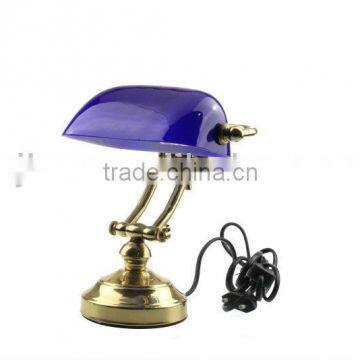 CE certificate classic indoor solid brass Mini banker lamp