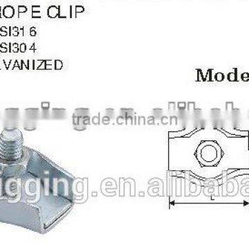 High Quality DIN741 Malleable Electro Galvanized ,Stainless Steel,Double/Simplex Wire Rope Clip , photo-5
