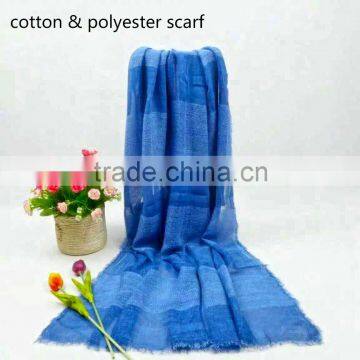 high quality fashion checked colorful painting pashmina shawl and scarf,super soft polyester with cotton scarf and shawls