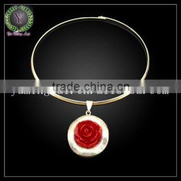 Luxury Red Rose Design African Jewelry Wholesale photo-3