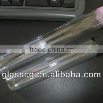 glass tube with screw top