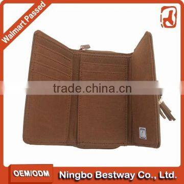 Fashion Leather Teen Wallets/Faux Leather Travel Wallet /Cheap Wallets for Girls photo-3