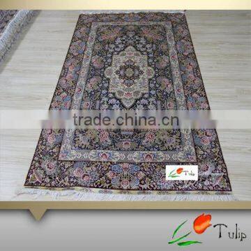 Persian Silk Hand Knotted Rugs For Hotel, Home, Prayer Use