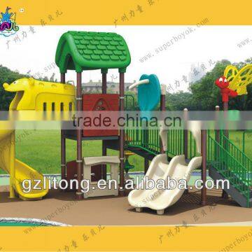 Commercial Plastic Kids Outdoor Jungle Gym 7-23k