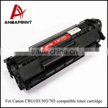 Wholesale CRG103 CRG303 CRG703 compatible toner cartridges for Canon LBP2900/3000 laser printer toner cartridge