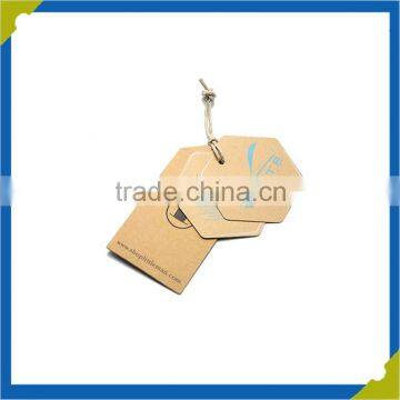 Custom various paper hang tag kraft paper hang tag clothing brand hang tag