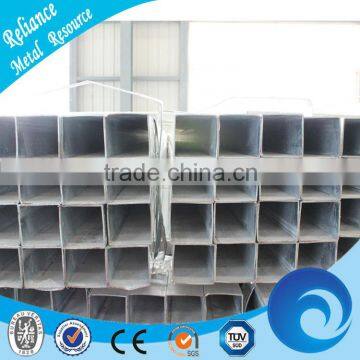 DIAMETER 100*100MM SQUARE STEEL PIPES PRE ZINC COATED