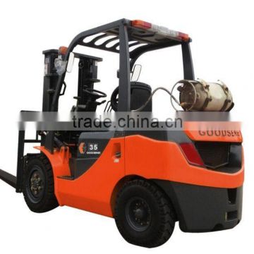 3.5 ton CNG and Gasoline Forklift Truck with Nissan K25 Gasoline Engine