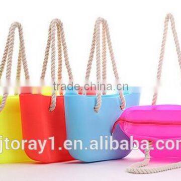 2015 Fashion Silicone Shopping Bag For Wholesale