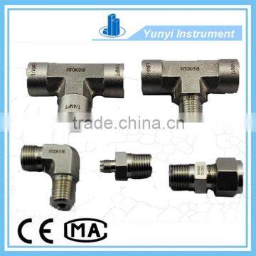 Hydraulic Tube Fitting Stainless Steel Pipe Fitting ,metal Fitting,hydraulic Fitting photo-2