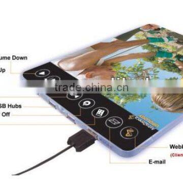 multifunction mouse pad with usb hub& webkey&led light/multimedia mouse pad with hot keys