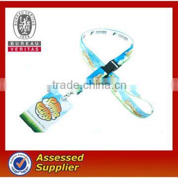 fashion high quality printed polyester lanyard